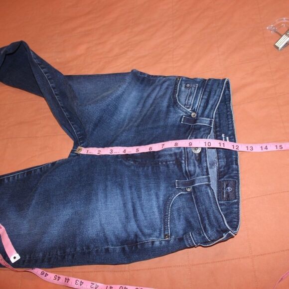 Adriano Goldschmield Mari High rise Straight Jeans Women Size 25 - Picture 11 of 12